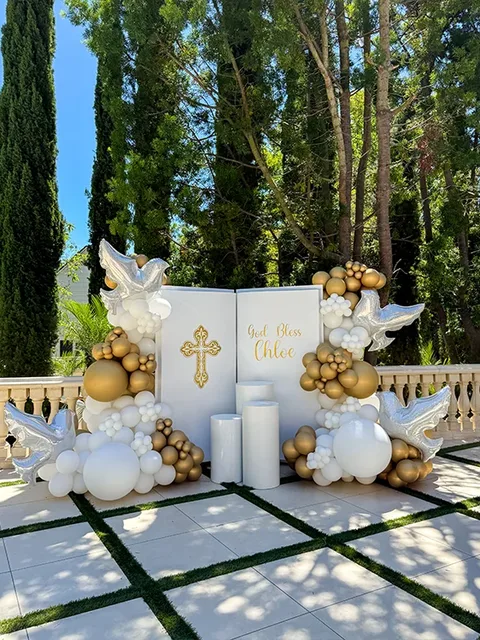 Baptism Balloon Decorations: Elegant Design Ideas