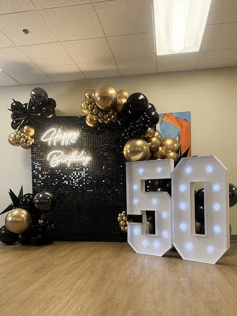Black and Gold Balloon Arch Ideas — Dramatic & Elegant