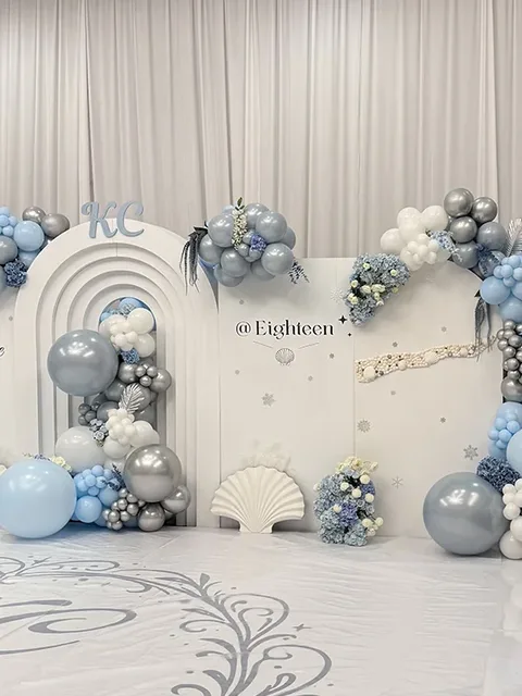 Blue and White Balloon Garland Ideas for Every Event