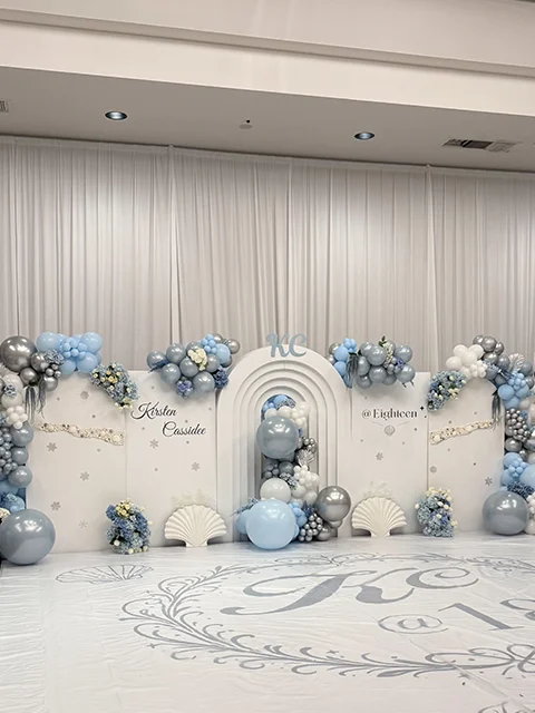 Luxury Balloon Decor: Chrome, Ceiling, Estate