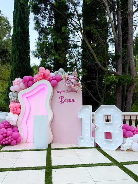 Quinceañera Backdrop Ideas — Balloon Walls & XV Displays