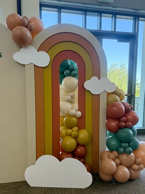 Rainbow Balloon Arch Designs and Ideas