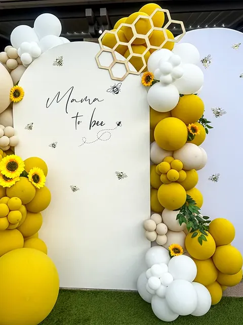 Teddy Bear Baby Shower Balloon Decorations