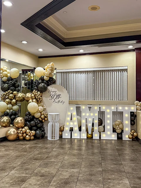 Balloon installation Los Angeles — project 1