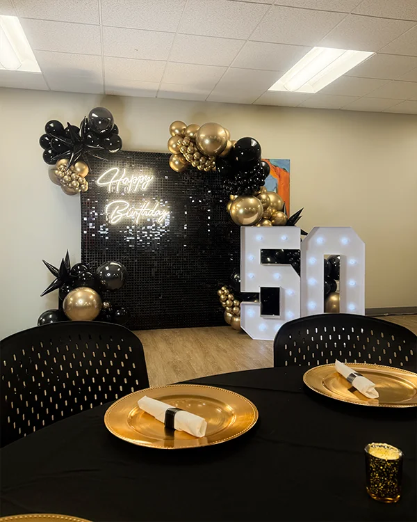 50th Birthday Celebration detail 2