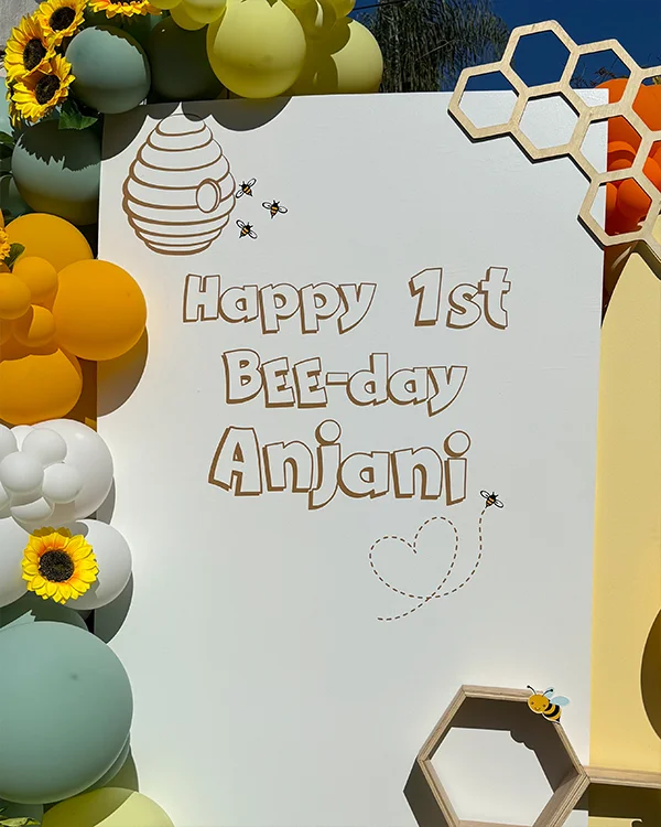 Anjani's 1st Bee-Day detail 4