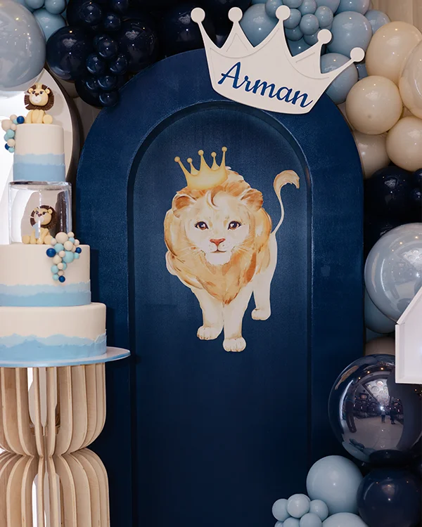 Arman's 1st Birthday — Little King detail 3