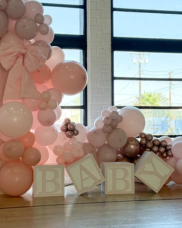 Baby Scarlett's Shower — Baby Shower balloon decor detail Montebello