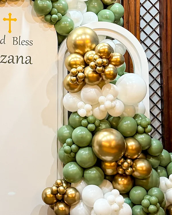 Baptism balloon decor — Ezana Baptism Mid Wilshire