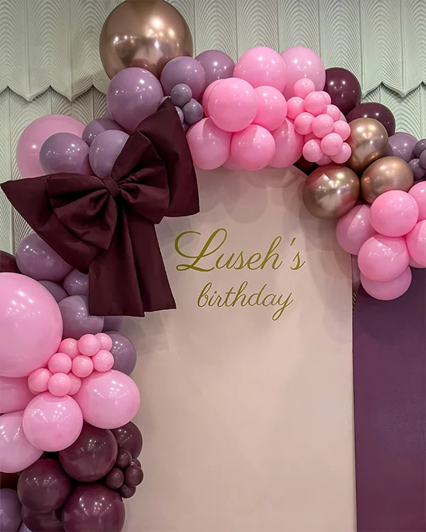 Luseh's 1st Birthday — Birthday balloon decor detail Burbank