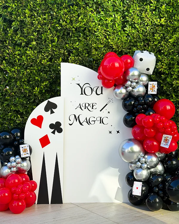 Magic 9th Birthday — Birthday arch and garland in West Hills