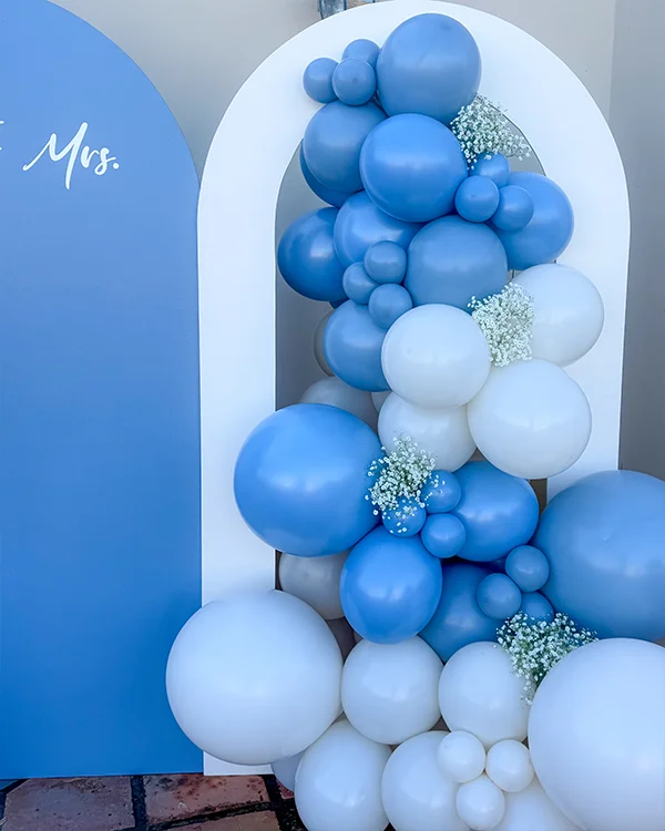 Marena's Bridal Shower — Ms. to Mrs. — Bridal Shower balloon decor detail Chatsworth
