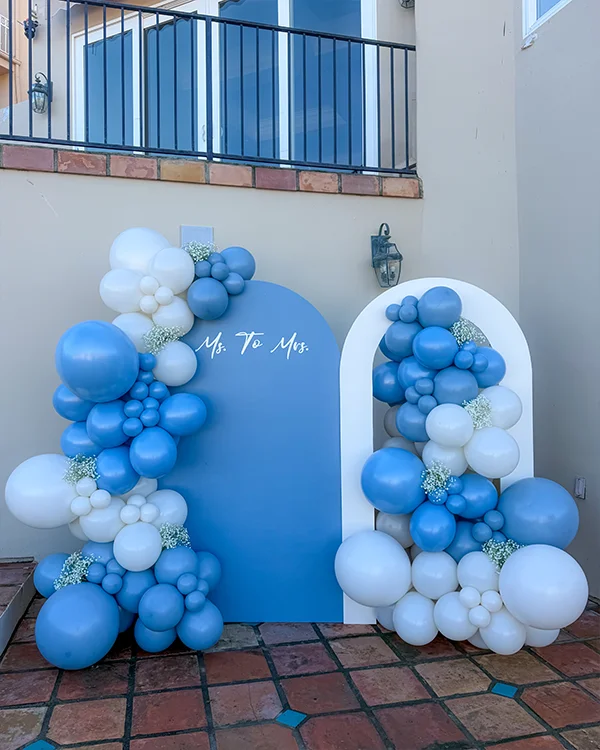 Marena's Bridal Shower — Ms. to Mrs. — Bridal Shower balloon decor detail Chatsworth