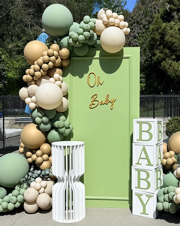 Sabrina's Baby Shower — Baby Shower balloon decor detail Mandeville Canyon