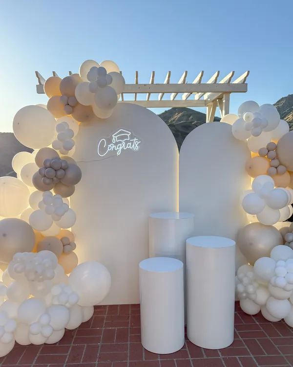 Sosse's Graduation Party at Castaway Burbank — Graduation balloon decor